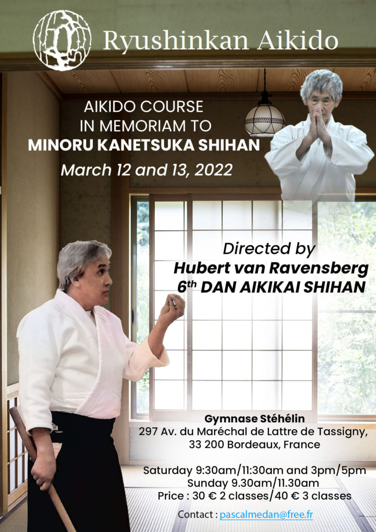 Stage annuel avec sensei Hubert Van Ravensberg